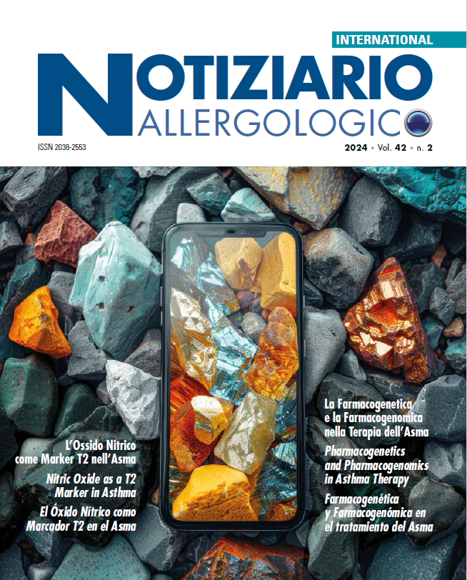 Notiziario Allergologico 2024 vol. 42 n.2 Notiziario Allergologico 2024 vol. 42 n.2
