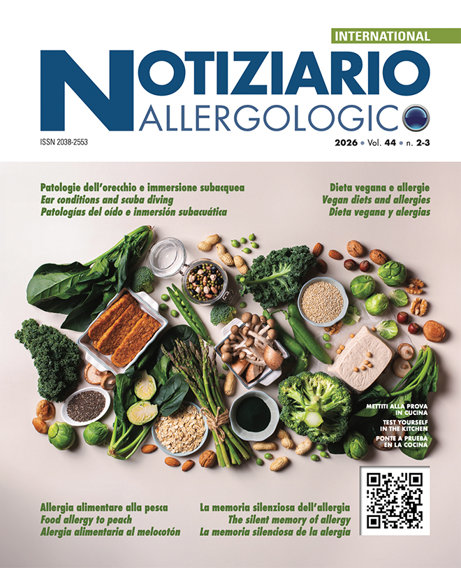 Notiziario Allergologico 2026 – vol. 44, n. 2-3