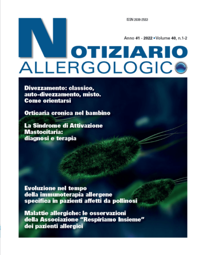 Notiziario allergologico 39 n.2