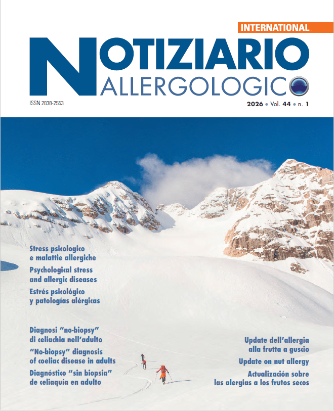 Notiziario Allergologico 2026 – vol. 44, n. 1
