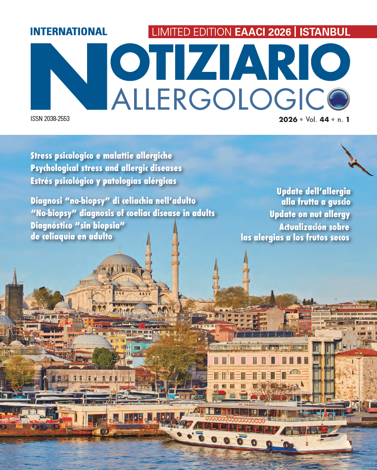 Notiziario Allergologico 2026 – vol. 44, n. 1
